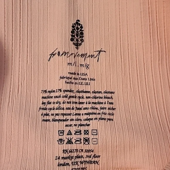 NWOT FP Movement Good Karma Running Shorts Sz M/L - Picture 5 of 6